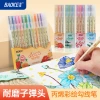 Baok MP2954 Acrylic Painting Outlining Pen Children's Drawing Pen Set, Wear-resistant Watercolor planner Pen Art Brush details Picture